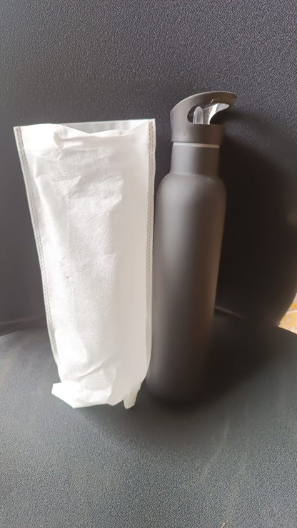 Sports Water Bottle ��� Matte Finish Leak-Proof Reusable Bottle 900 ML Approx