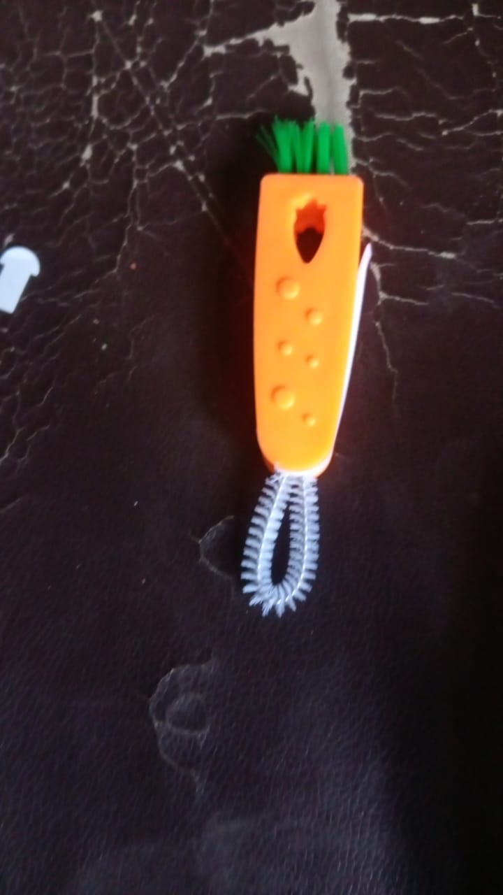 3-in-1 Multifunctional Cleaning Brush Set ��� Mini Bottle, Cup & Lid Cleaner