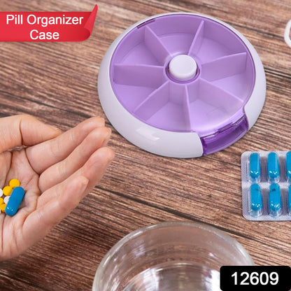 Cute 7-Day Pill Box Dispenser ��� Portable 7-Grid Medicine Organizer