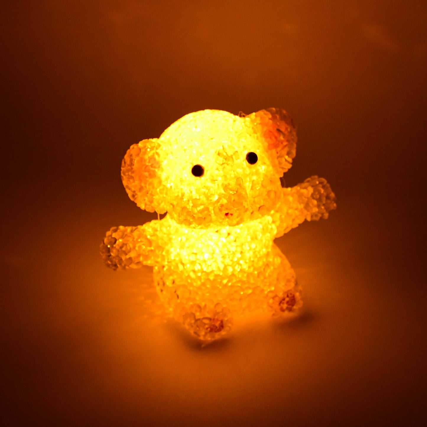 Cartoon Shape Crystal LED Night Light Lamp ��� Cute Glowing Animal Decorative Light