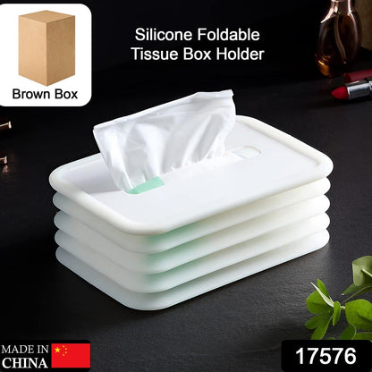 Simple Silicone Tissue Holder ��� Cube/Cylinder Tissue Box for Bathroom, Office, Car & B