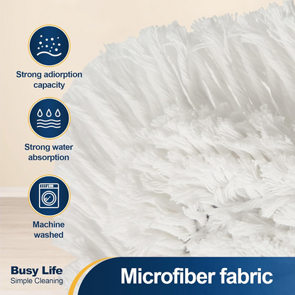 Adjustable 360�� Flat Hand Mop: Floors, Walls, Ceilings (Easy Sque