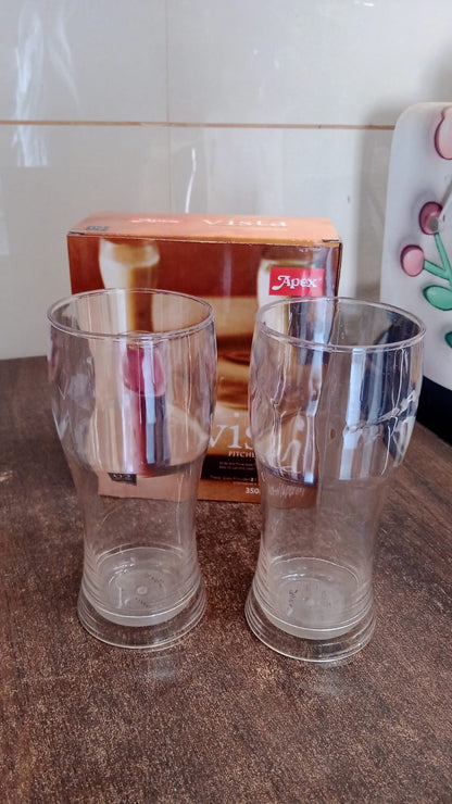 Apex Vista Unbreakable Pitcher Glass Set ��� 350 ML (Approx) | 2