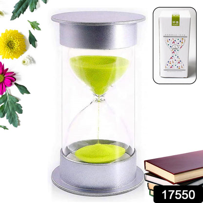45-Minute Green Sand Timer ��� Hourglass Time Management Tool for Classroom & Games (Color :