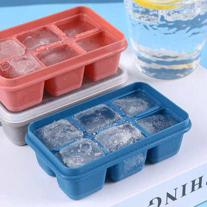 6-Grid Silicone Ice Tray ��� Ideal for Household Ice