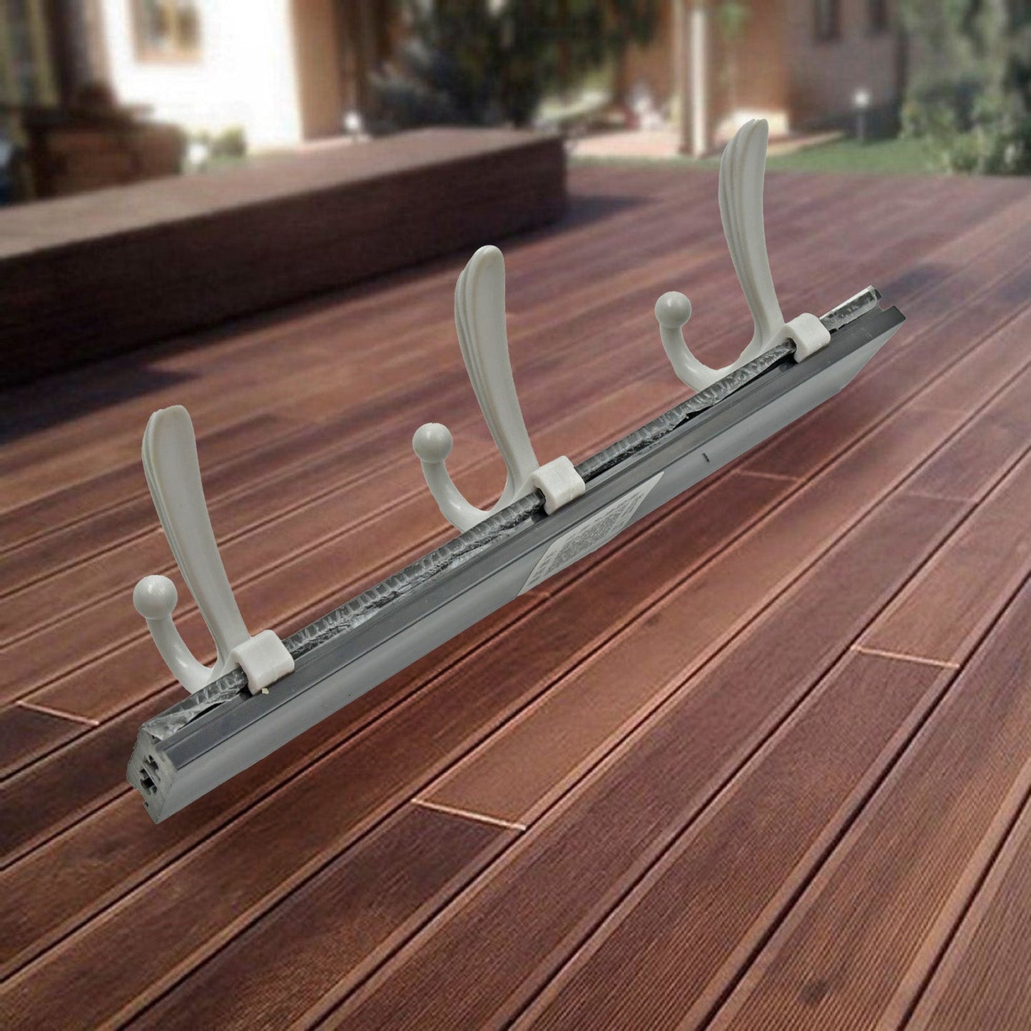 Wall Mounted Coat Hanger Rack ��� 6 Hooks for Clothes, Jackets
