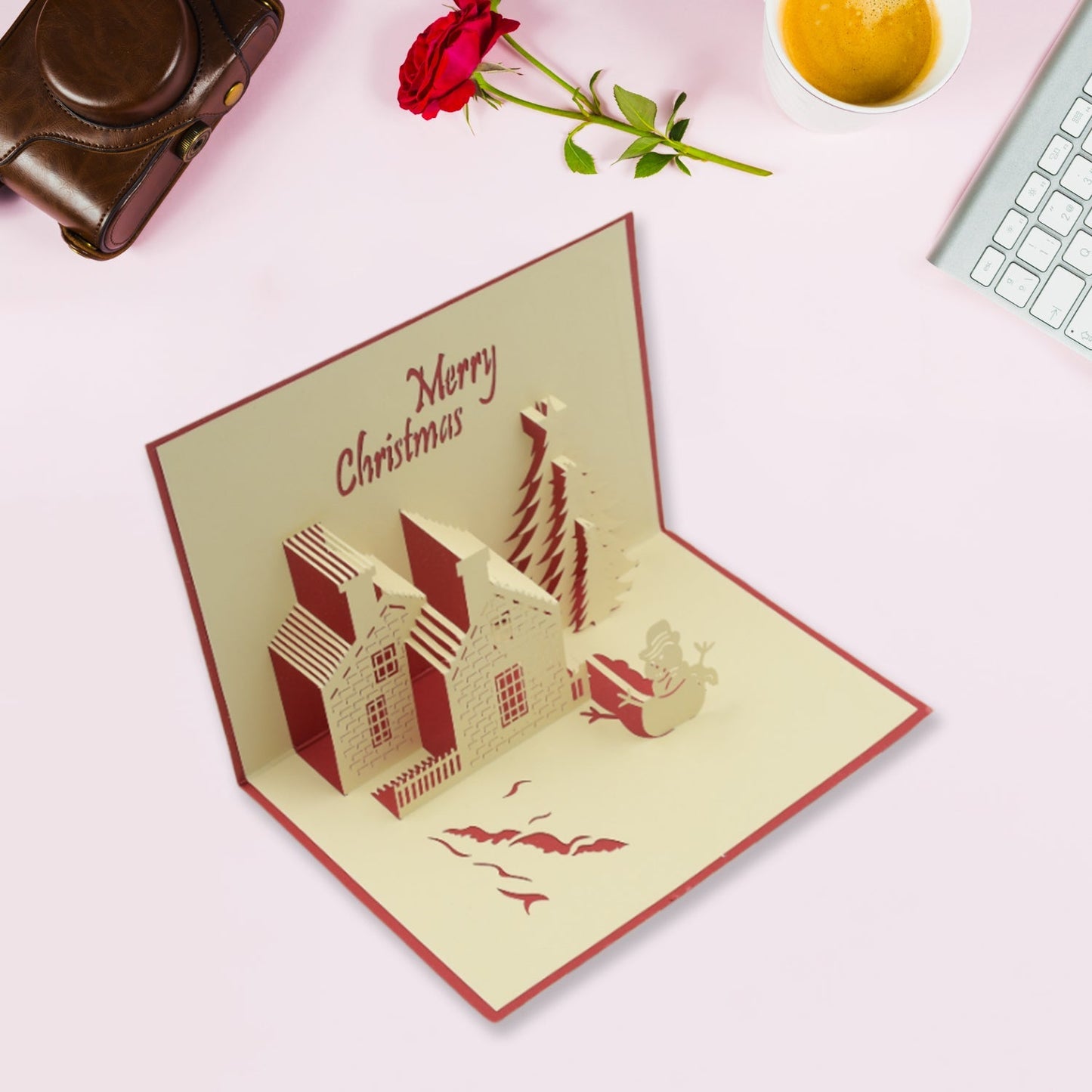 3D Paper Wish Card ��� High Quality Greeting Card for Birthday, Valentine, Love, Christmas & More