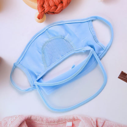 Women's Full Face UV Protection Cap with Built-in Mask and Wide Brim Visor ��� Breathable