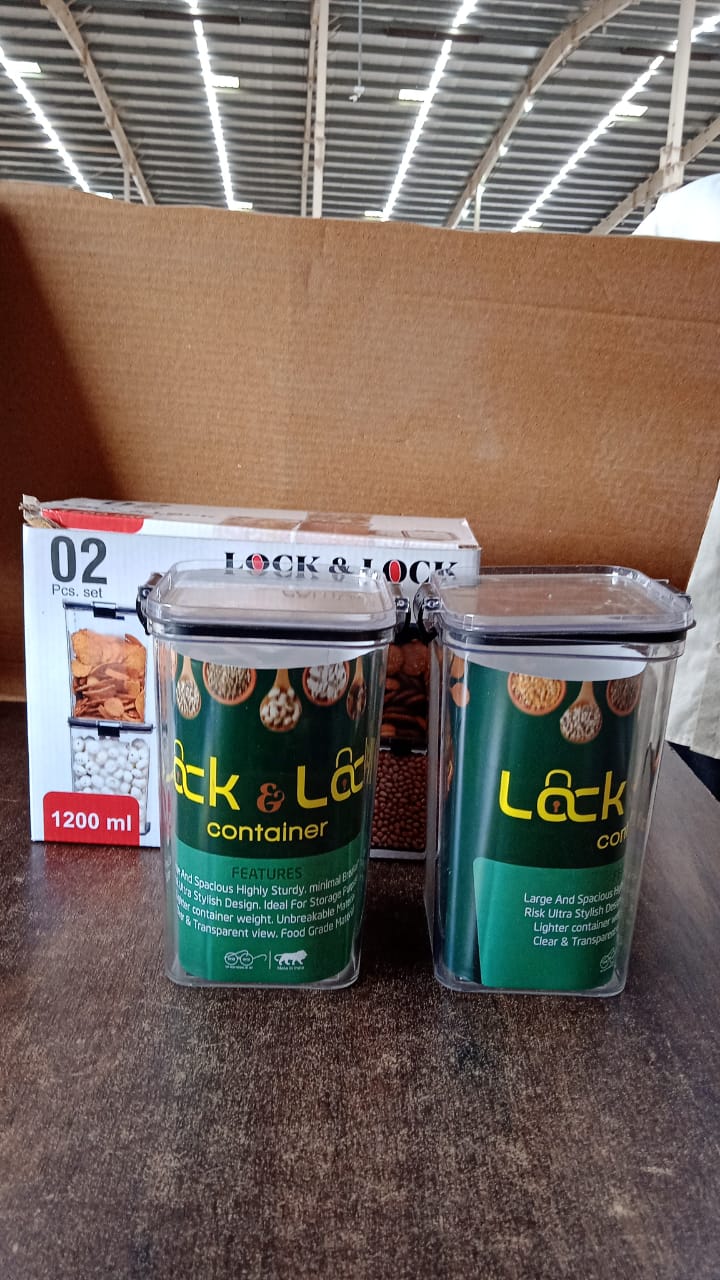 1200 ML Airtight Lock & Lock Food Storage Container Set ��� 2