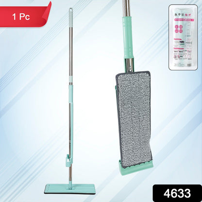 360Degree Rotation Flat Mop Floor Cleaning Microfiber Squeeze Mop Floor Clean.