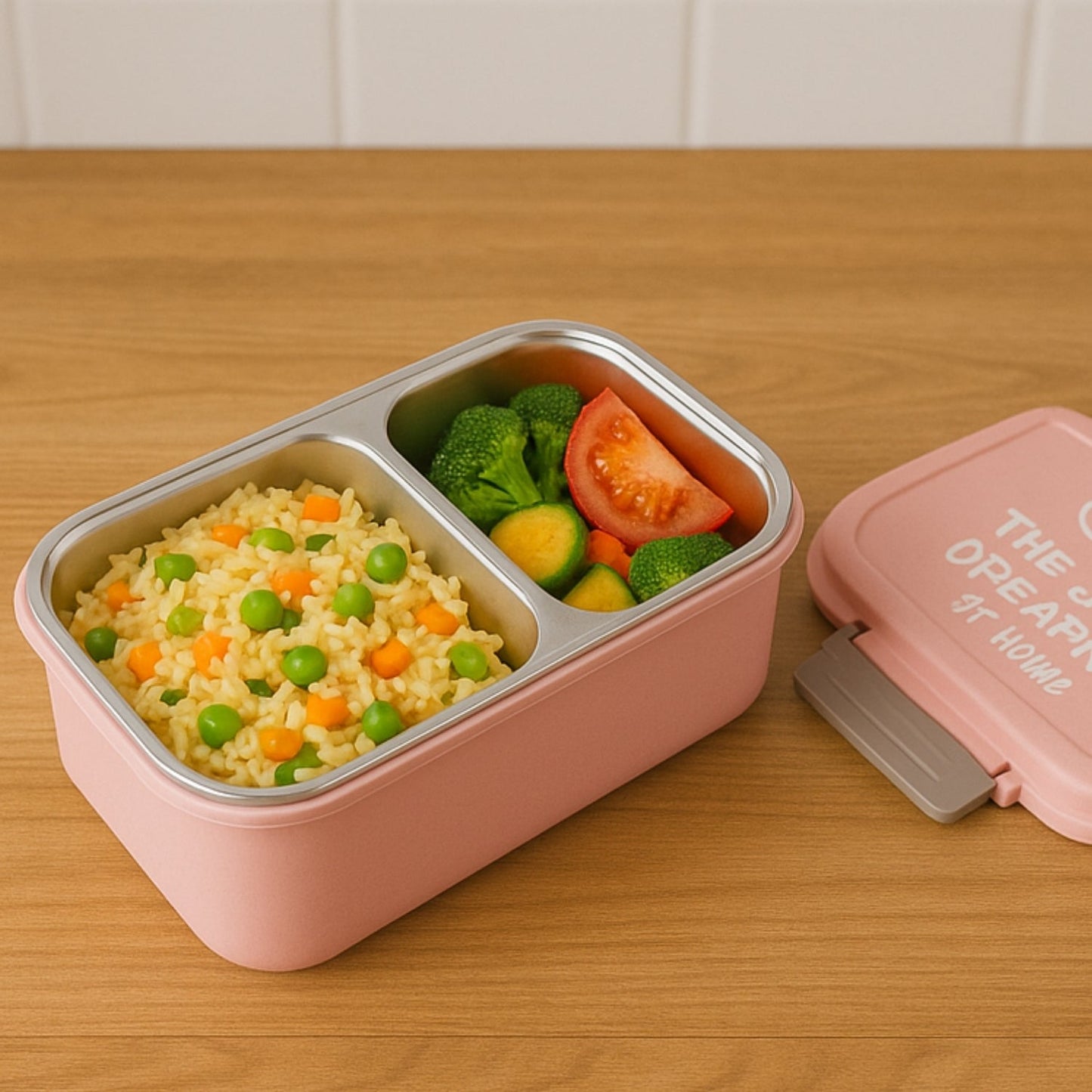 BPA-Free Snack Pack-2 Lunch Box ��� 2-Compa