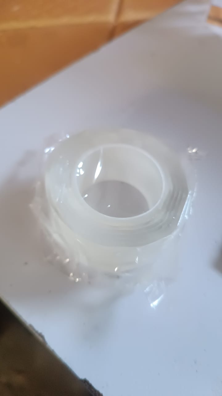 Sticky Double Sided Tape Washable Adhesive Tape Reusable (12��3 Cm / 1