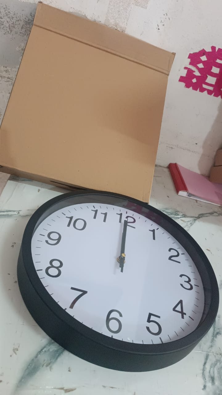 Classic Wall Clock for Home and Office ��� Mix Design Round 1 Pc Assorted P