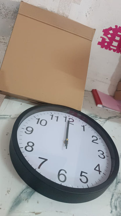 Classic Wall Clock for Home and Office ��� Mix Design Round 1 Pc Assorted P