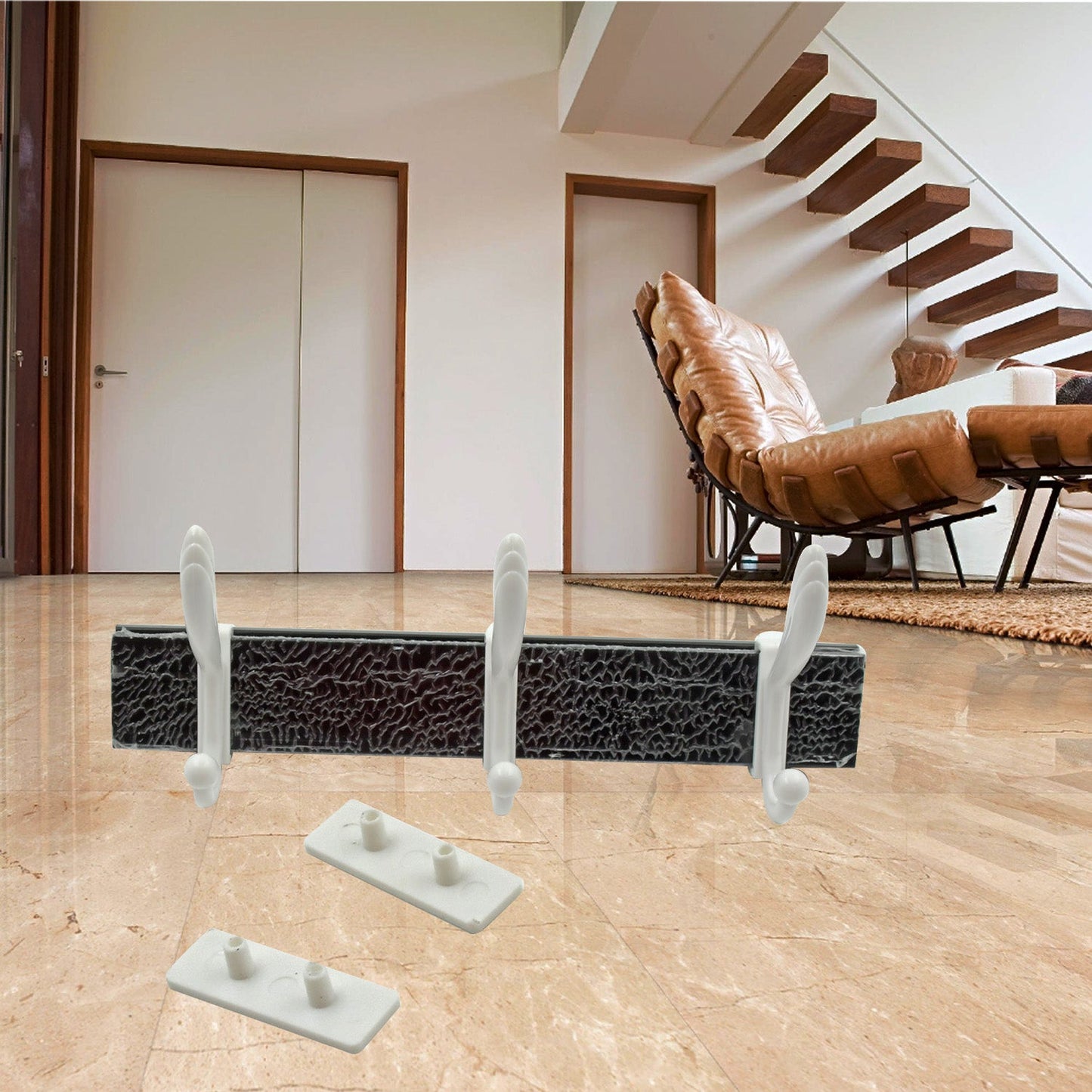 Wall Mounted Coat Hanger Rack ��� 6 Hooks for Clothes, Jackets