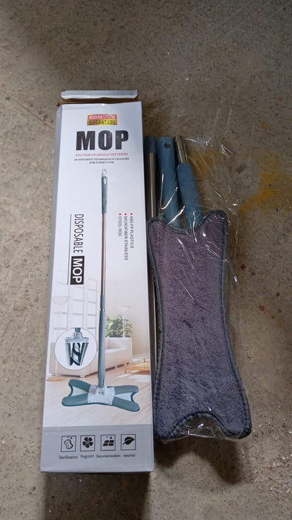 Hands-free microfiber mop with 360�� 