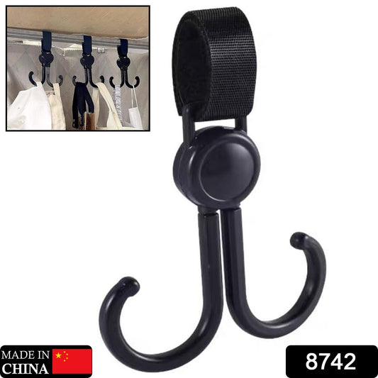 360�� Rotating Multi-Purpose Baby Carriage Hook ��� For Strollers, Cars & M