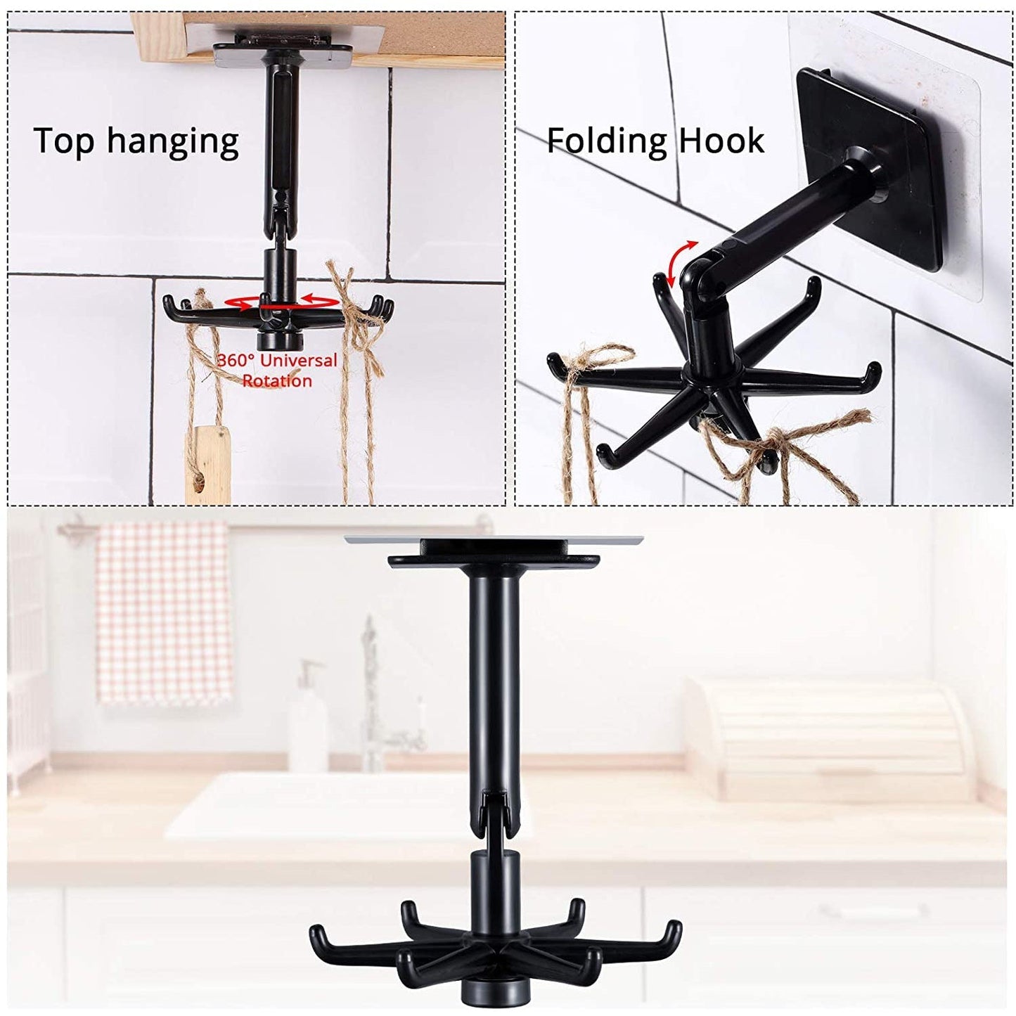 Wall Fix 360�� Rotatable Han