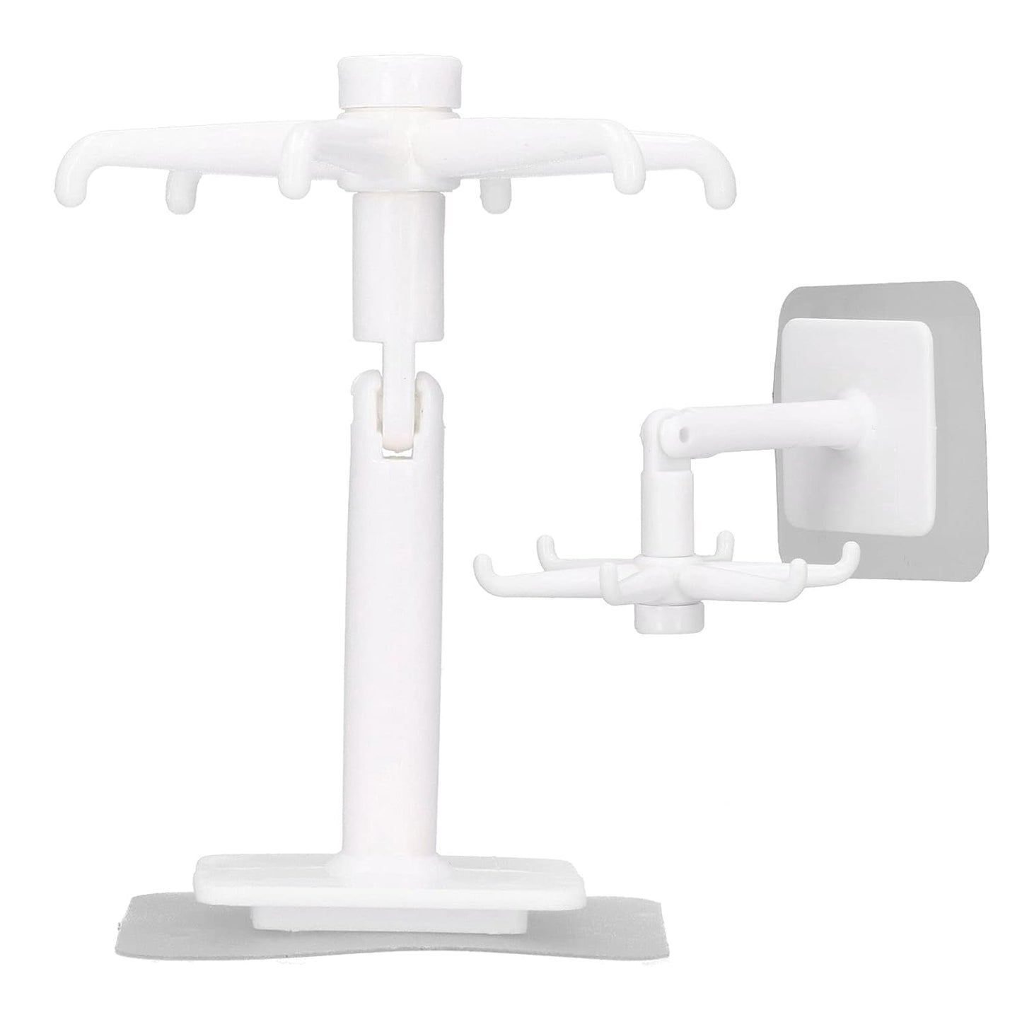 360�� Rotating Folding Hook Self-Adhesive Waterproof Wall Mounted