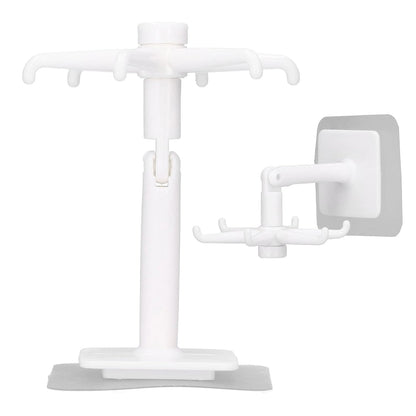 360�� Rotating Folding Hook Self-Adhesive Waterproof Wall Mounted