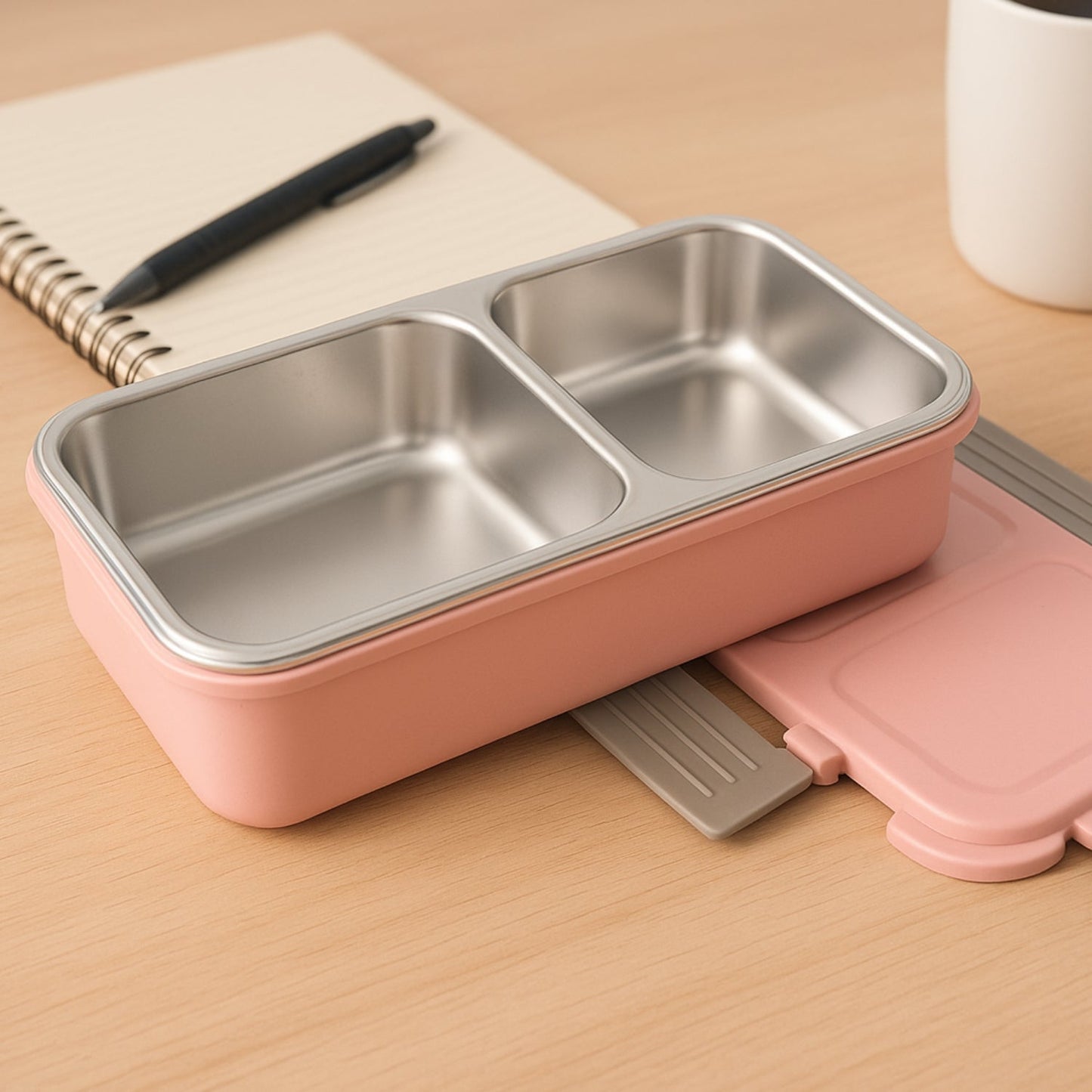 BPA-Free Snack Pack-2 Lunch Box ��� 2-Compa