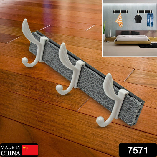 Wall Mounted Coat Hanger Rack ��� 6 Hooks for Clothes, Jackets