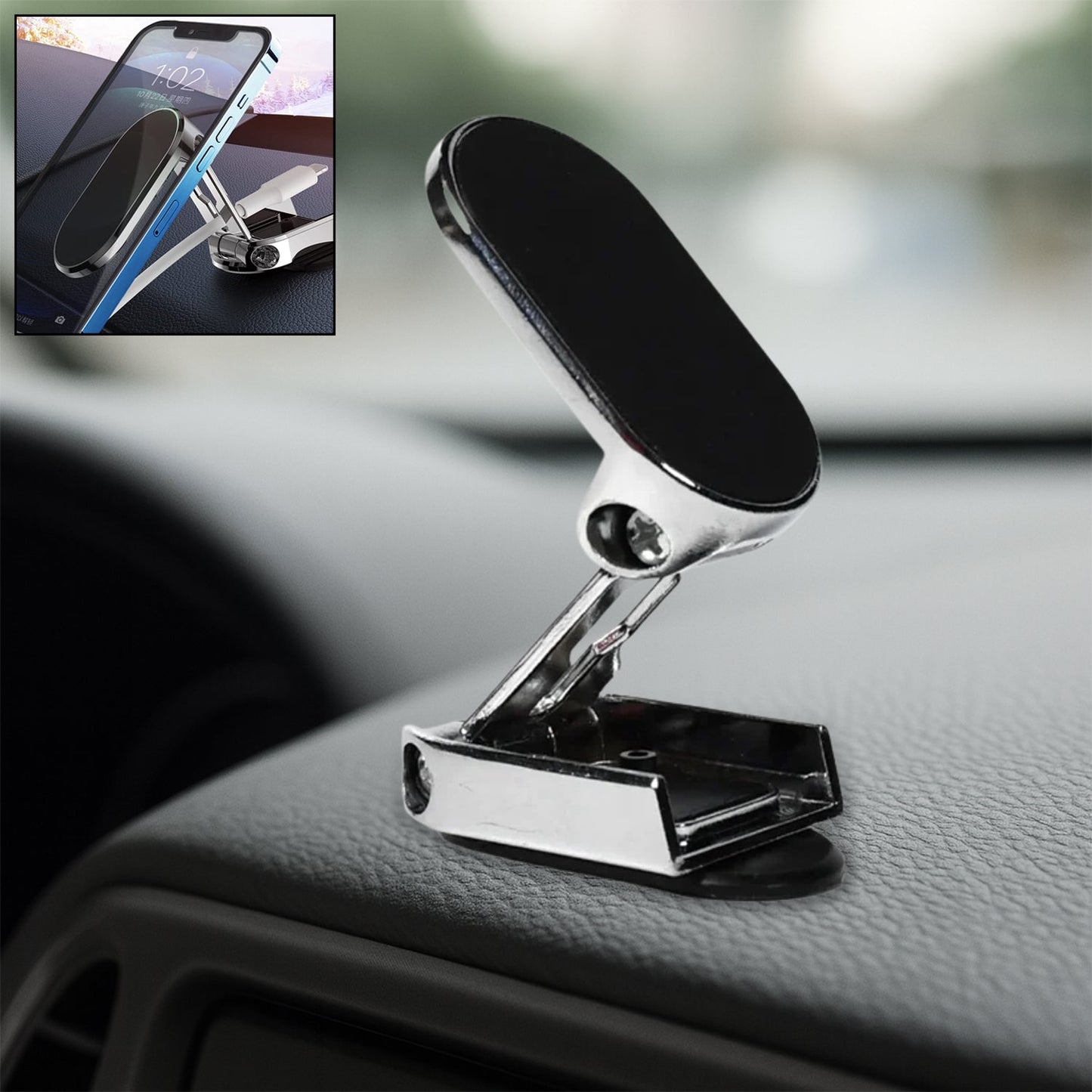 360�� Rotating Magnetic Car Phone Ho