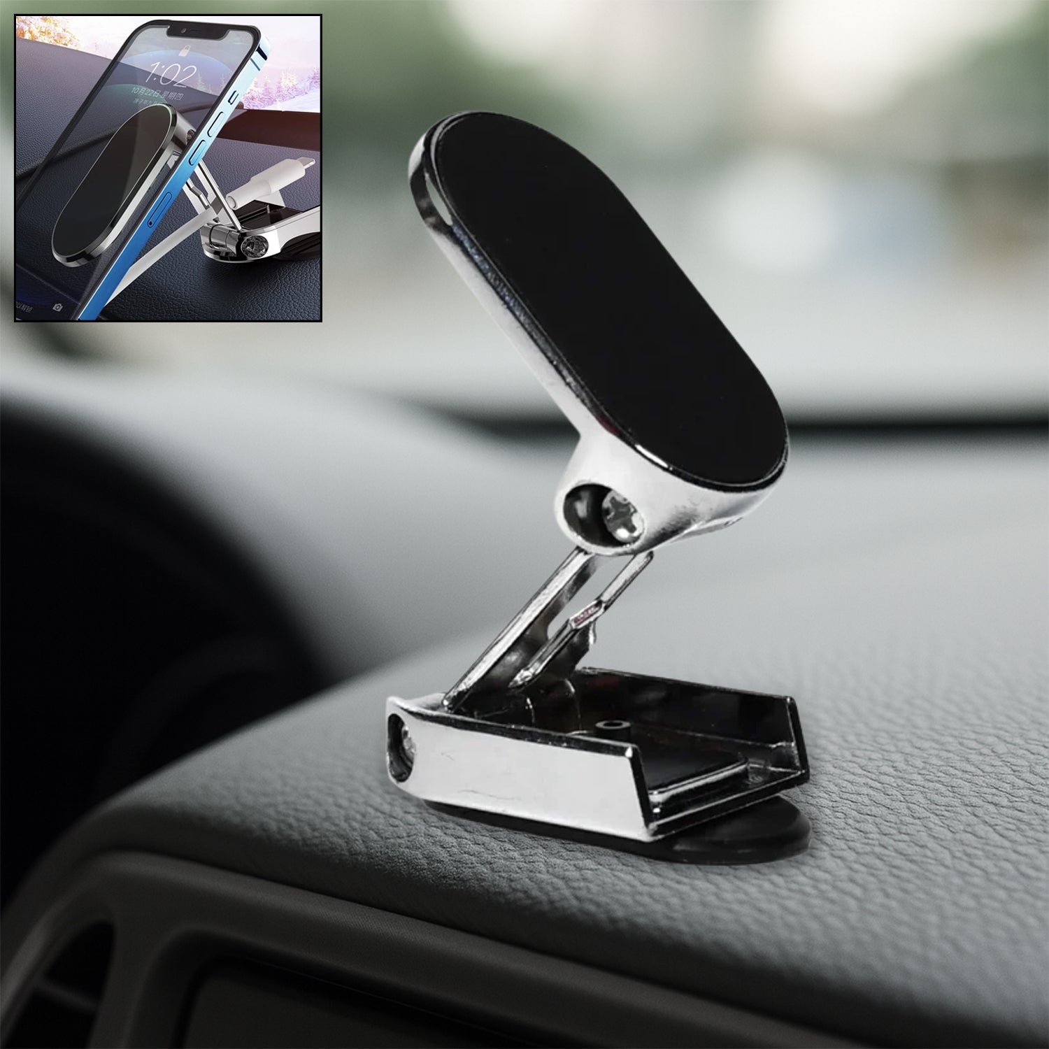 360�� Rotating Magnetic Car Phone Ho