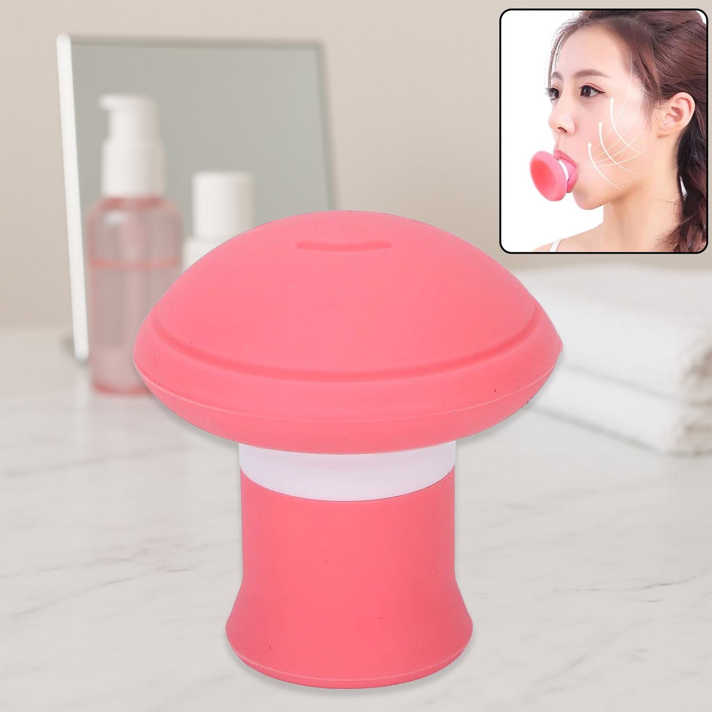 Silicone Facial Jaw Exerciser ��� Breath Training, Stress & Craving R