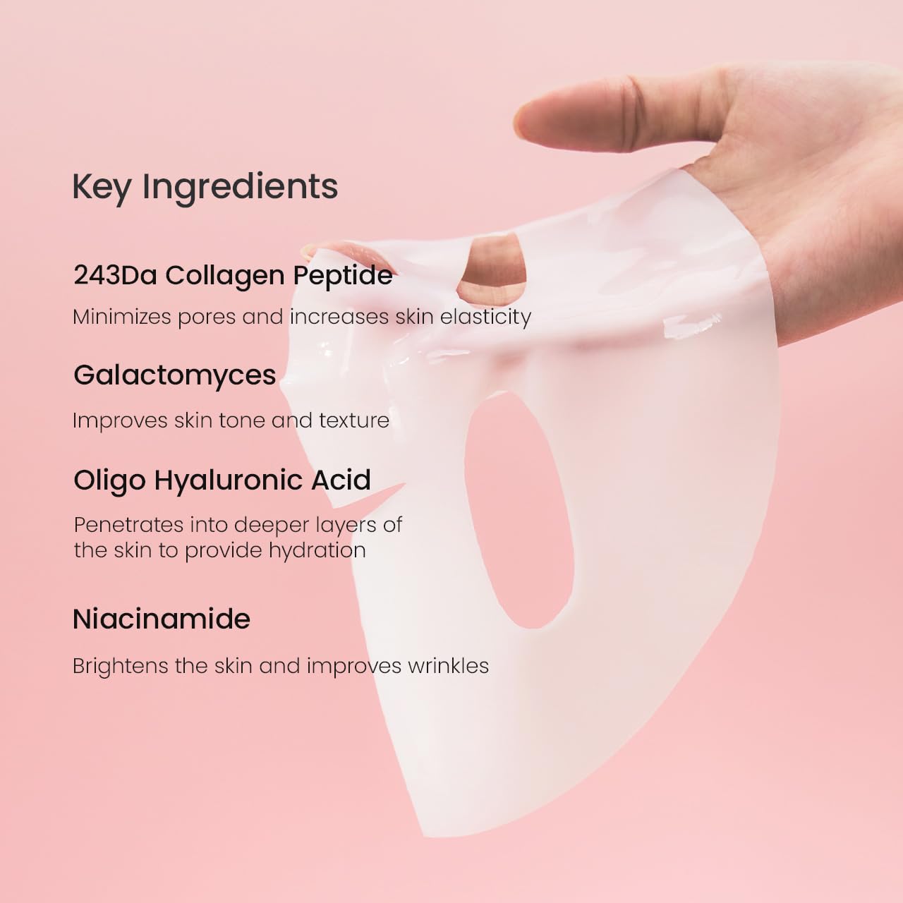 BIODANCE Bio-Collagen Real Deep Mask, Hydrating Overnight Hydrogel Mask, Pore Minimizing, Plumping, Elasticity Improvement, Korean Skin Care, Gifts for Women | 1.19oz(34g) x 16ea