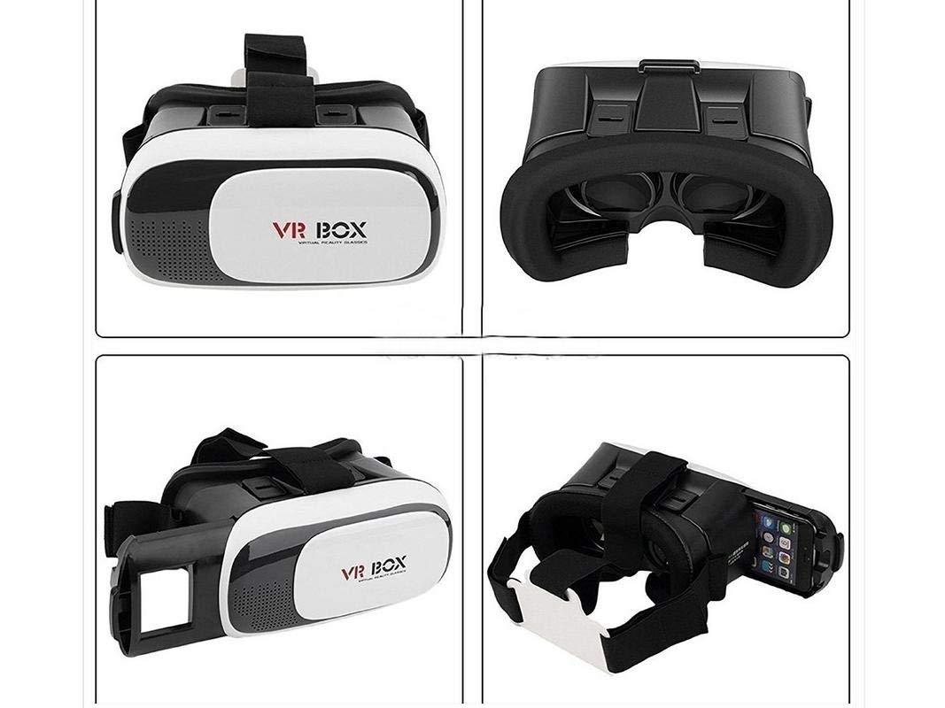 3D virtual reality headset with lens adjustment
