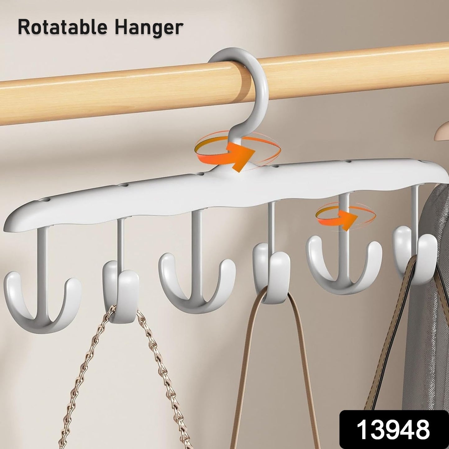 Rotatable Tank Top Hanger ��� Space Saving Closet Organizer for Dorms & Apartments (12