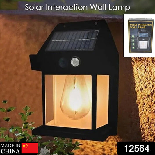Solar Wall Lamp ��� Wireless Outdoor Light with Motion Sensor & 3