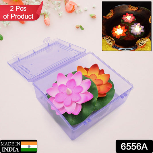 LED lotus candles with smokeless feature for home d�ï¿