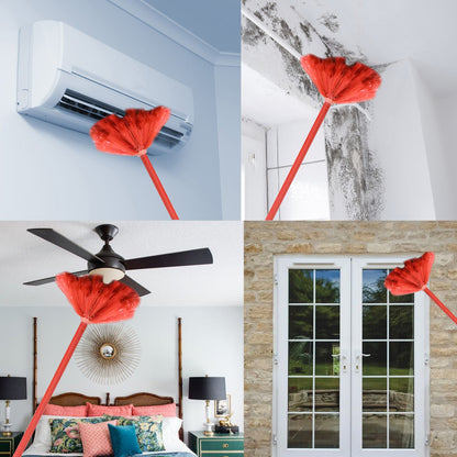 90-inch Metal Extendable Cobweb Brush ��� Ceiling, Fan & Light Dust Cleaning (M