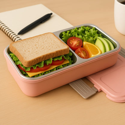 BPA-Free Snack Pack-2 Lunch Box ��� 2-Compa