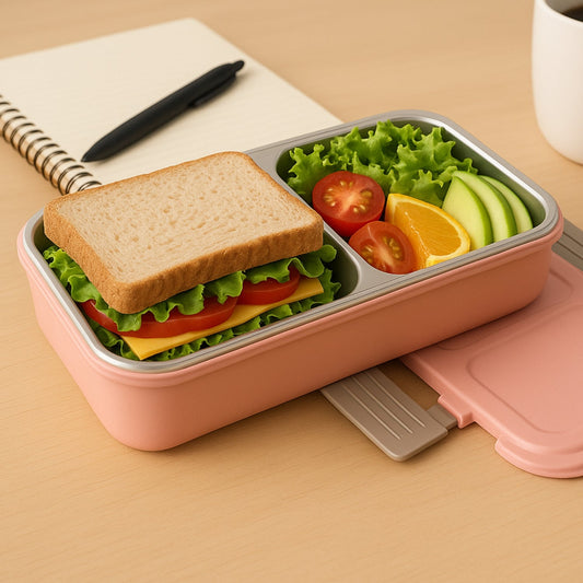 BPA-Free Snack Pack-2 Lunch Box ��� 2-Compa