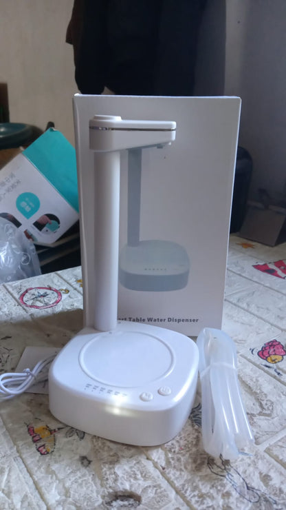 USB Charging Desktop Water Dispenser ��� Smart One Button Operation, Portable Water Pump for Home &