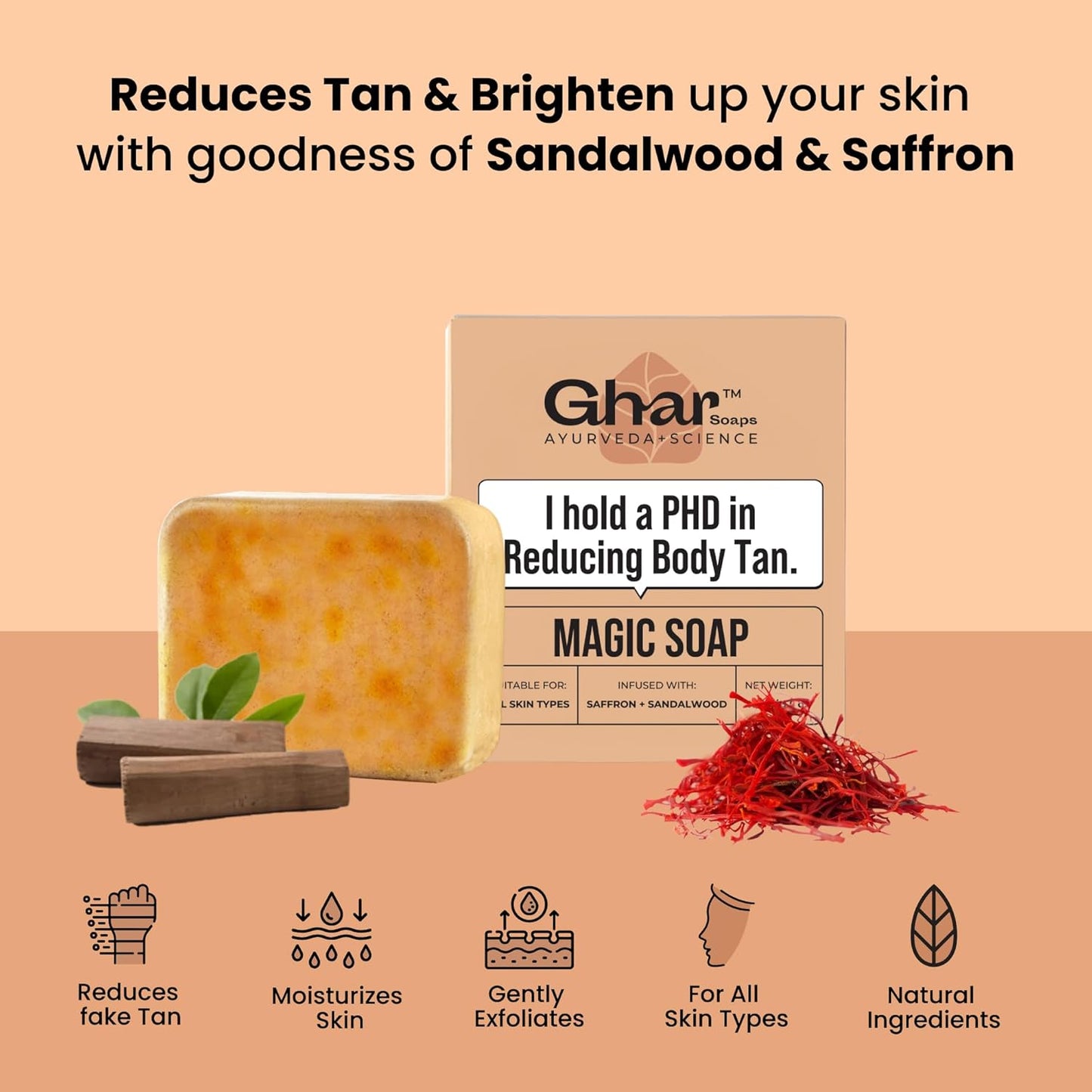 GHAR SOAPS MAGIC SOAP 300 GM