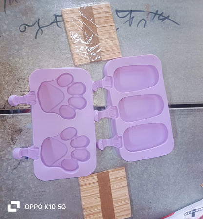 Silicone Sicle Molds ��� DIY Ice Pops with Lids & 50
