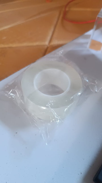 Sticky Double Sided Tape Washable Adhesive Tape Reusable (7��3 Cm / 1