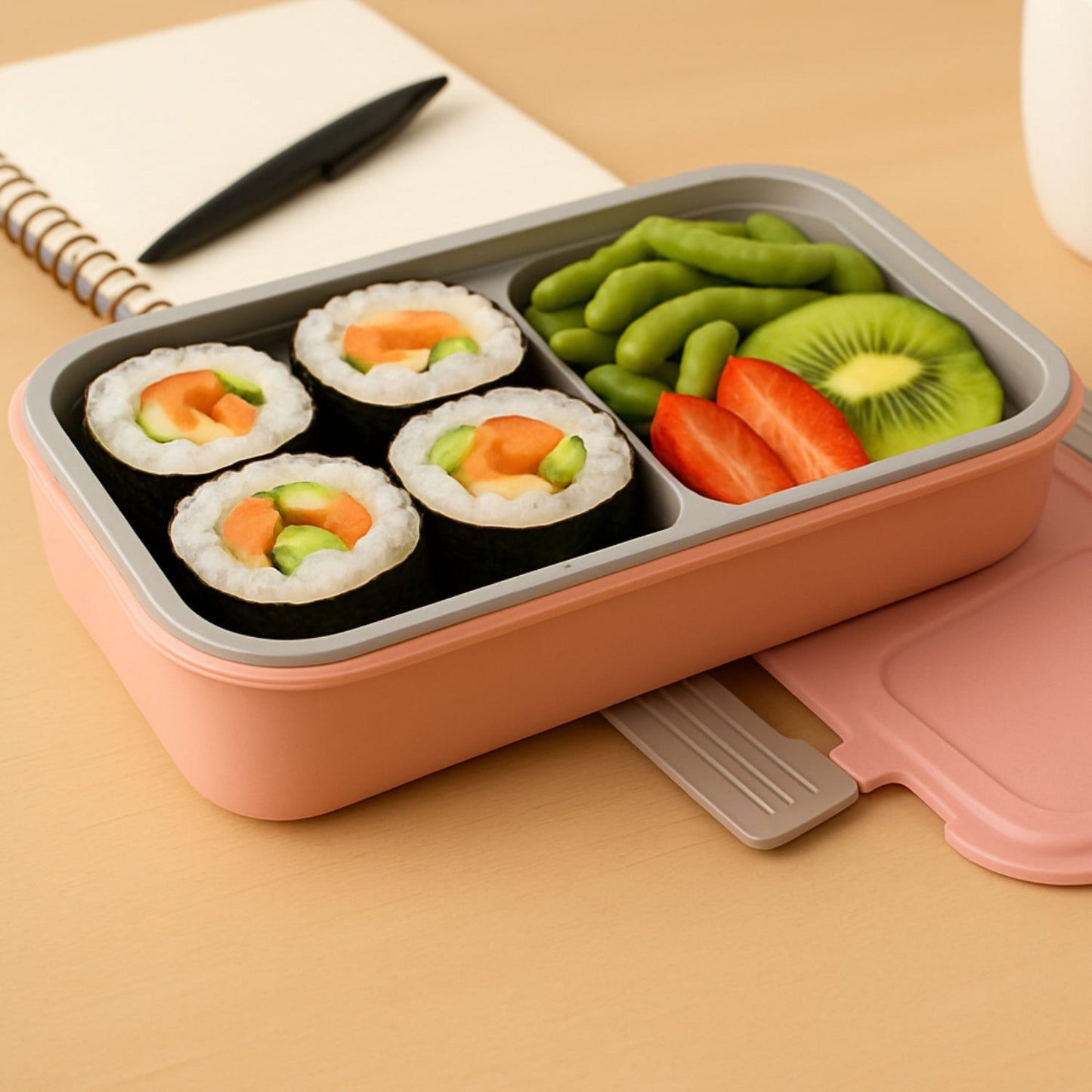 BPA-Free Snack Pack-2 Lunch Box ��� 2-Compa