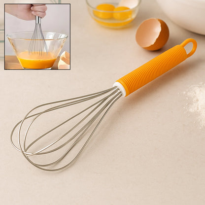 Stainless Steel Manual Whisk ��� Cream, Flour & Egg Mixer (