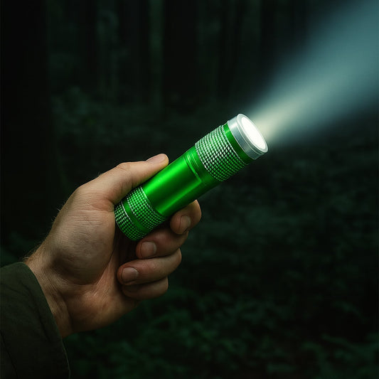 Super-Bright Mini 9 LED Bulb Pocket Torches - Small Torch Flashlight for Camping, Hiking, DIY, Travelling, Outdoors and More��3 Battery operated (Battery not included / 1