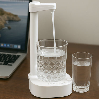 USB Charging Desktop Water Dispenser ��� Smart One Button Operation, Portable Water Pump for Home &