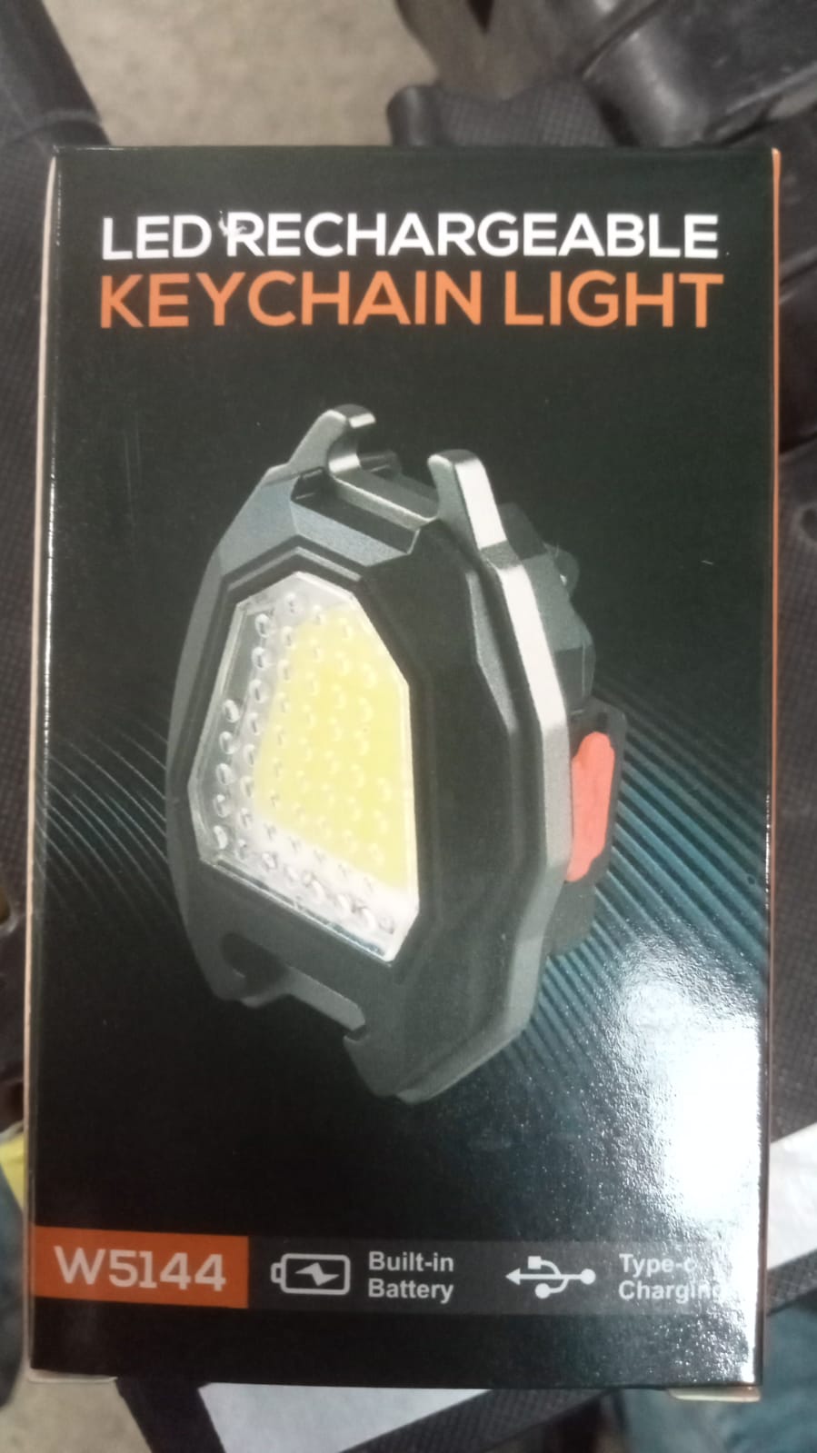 Triangular Camping Flashlight with Lighter ��� 6 Modes, 3 Colors, Waterproof, Magnetic Ke