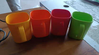 Square Melamine Mug ��� Premium Durable Lightweight Cup