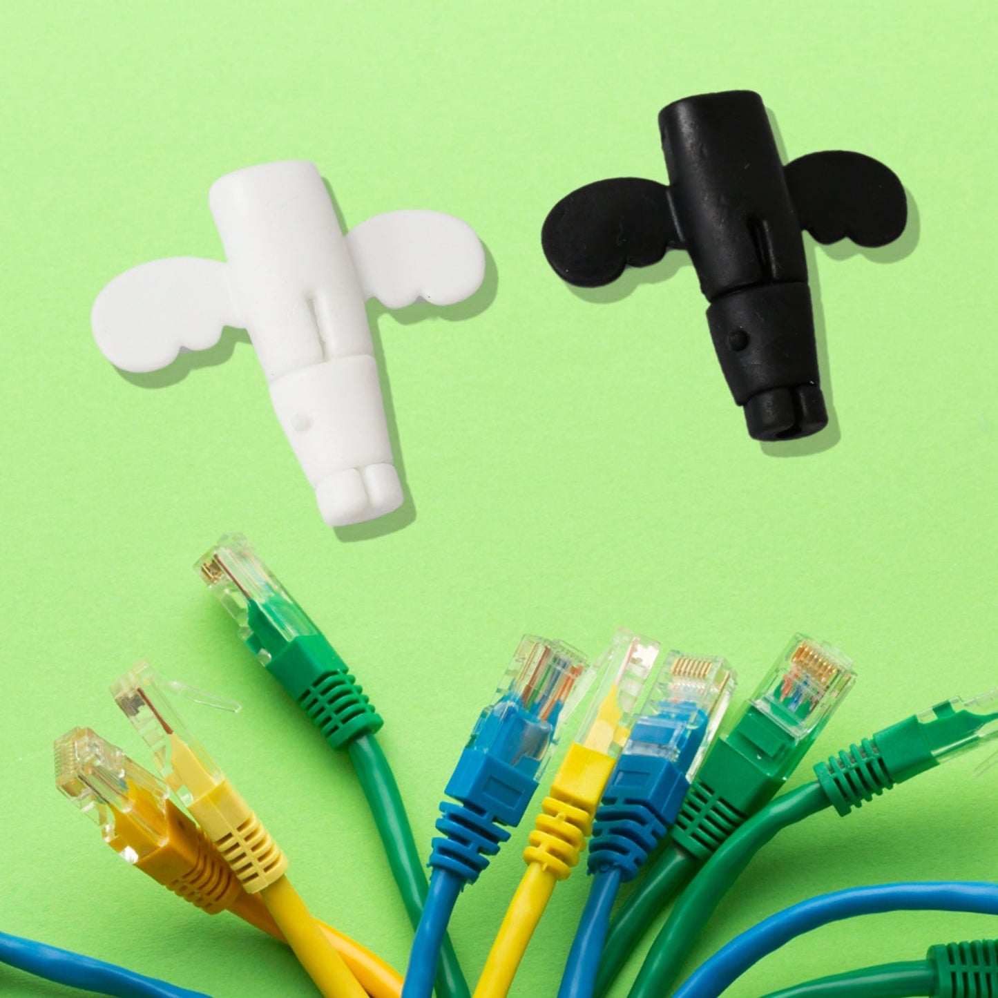 Silicone Data Cable Protector ��� Angel 2-in-1 Cord Saver & Storag
