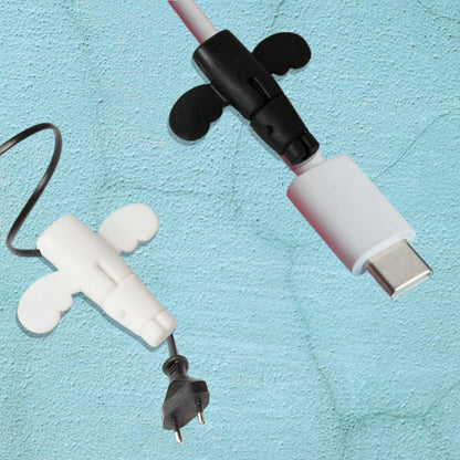 Silicone Data Cable Protector ��� Angel 2-in-1 Cord Saver & Storag