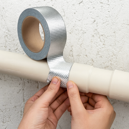 Self-Adhesive Heat-Resistant Aluminum Foil Tape ��� High-Temperature Insulation Duct Roll (